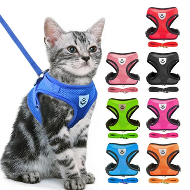 Cat Harness Vest Walking Lead